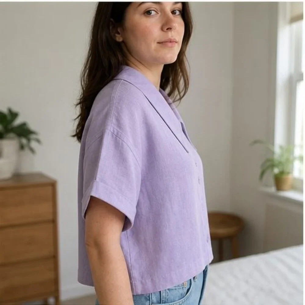 Blush Tie Neck Blouse